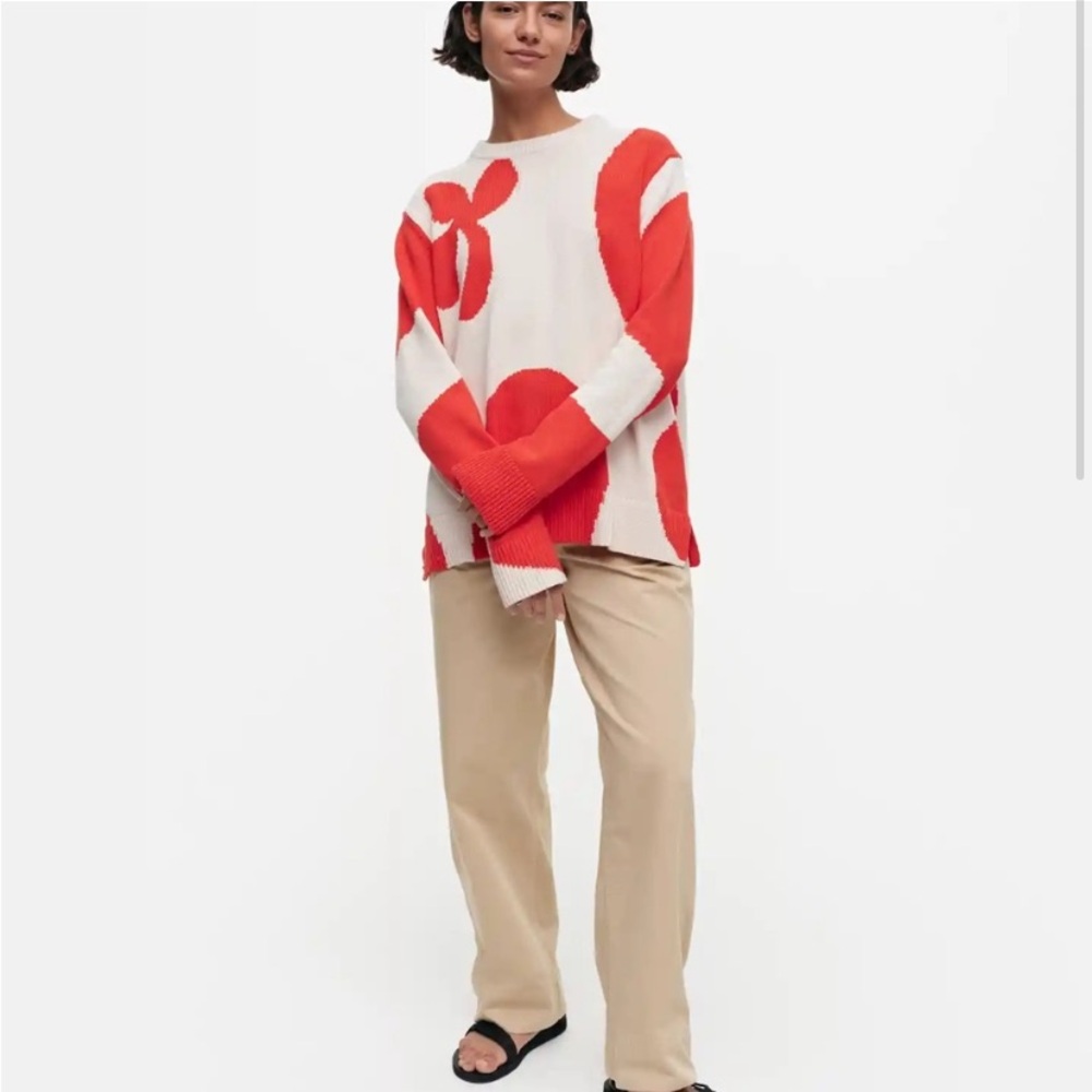 Marimekko Meethe Pulloposti 100% Cotton Sweater